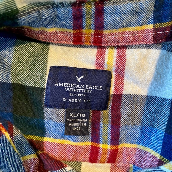 Plaid Flannel Button Up - Picture 3 of 3